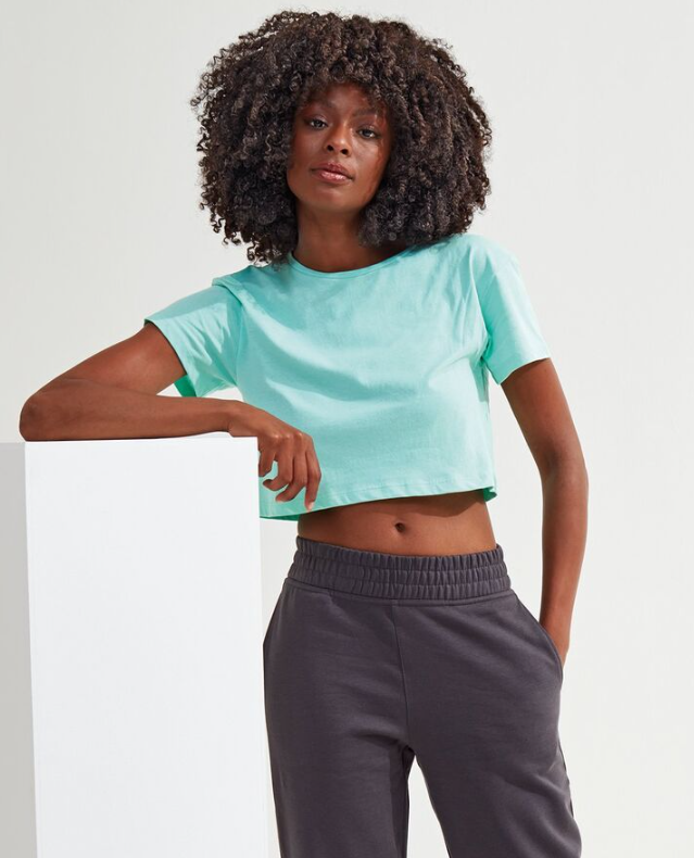 T-shirt crop-top manche courte